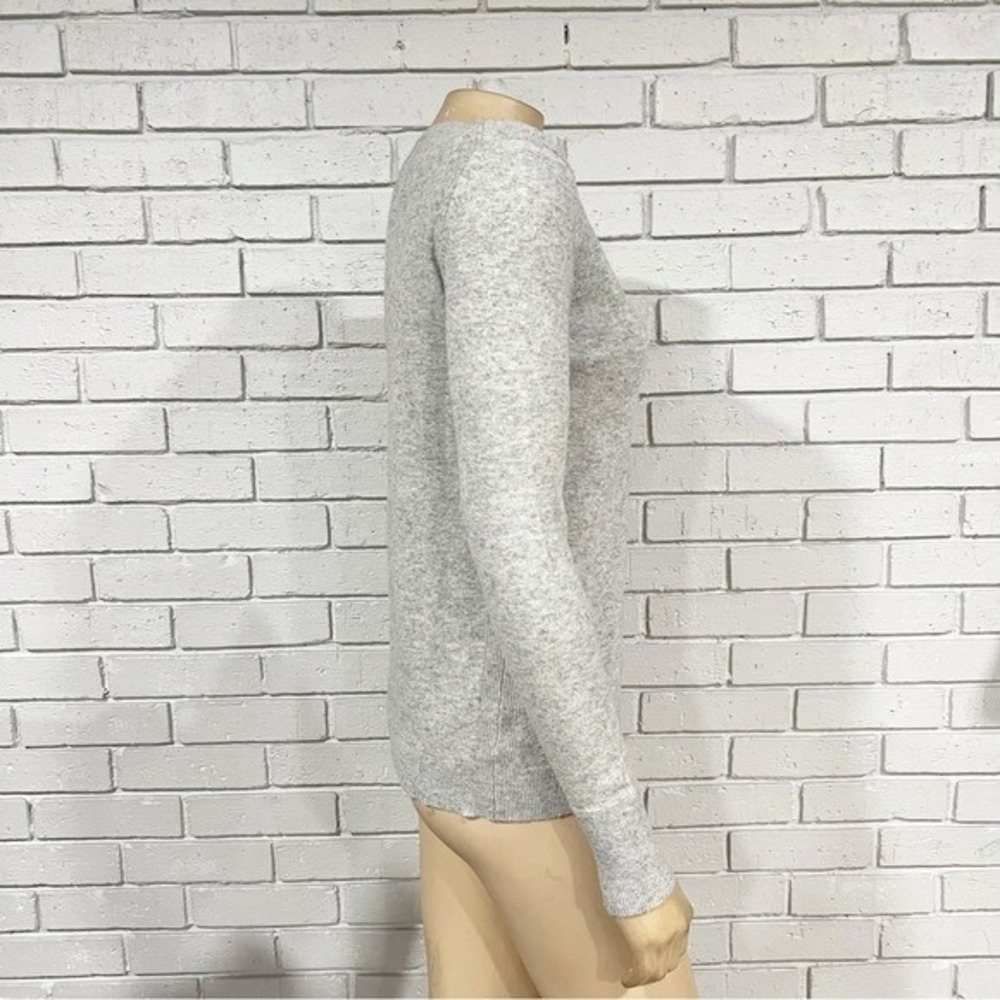 Banana Republic Italian Yarn Filpucci Crewneck Sweater Gray XS Slim Fit Classic - Picture 8 of 10